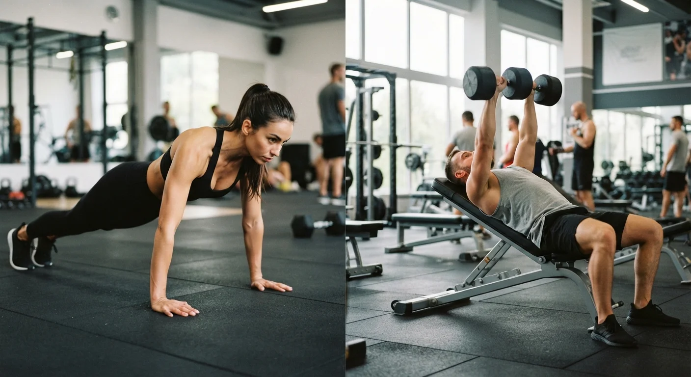 Bodyweight Training vs Free Weights: What the Evidence Says