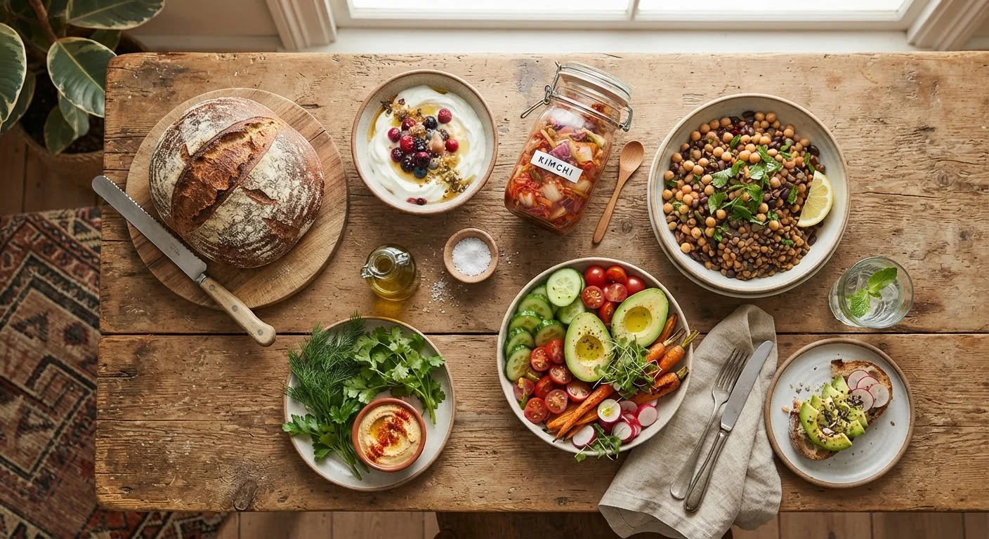Fibre, Fermented Foods, and Gut Flora: What the Evidence Actually Shows