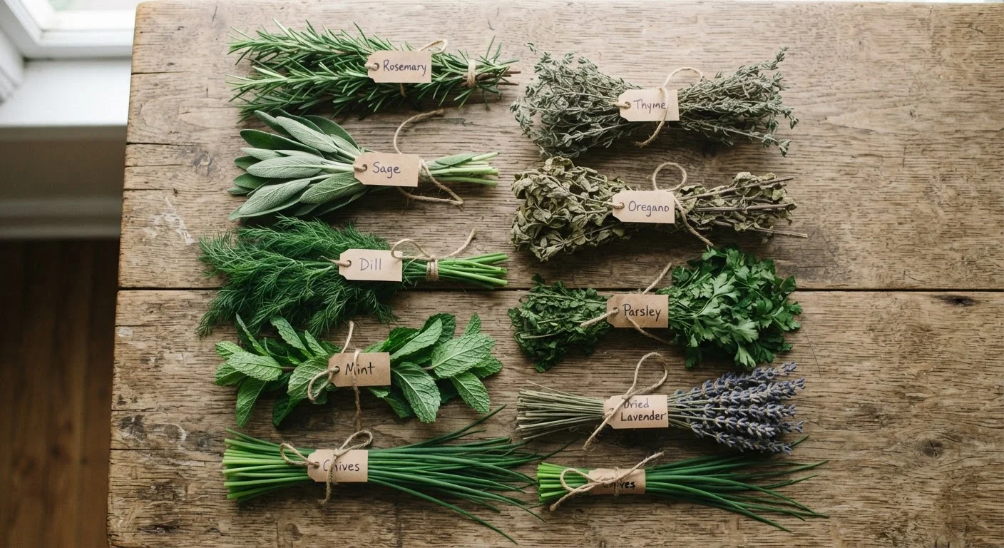 Herbs Commonly Confused with One Another: A Practical Identification Reference