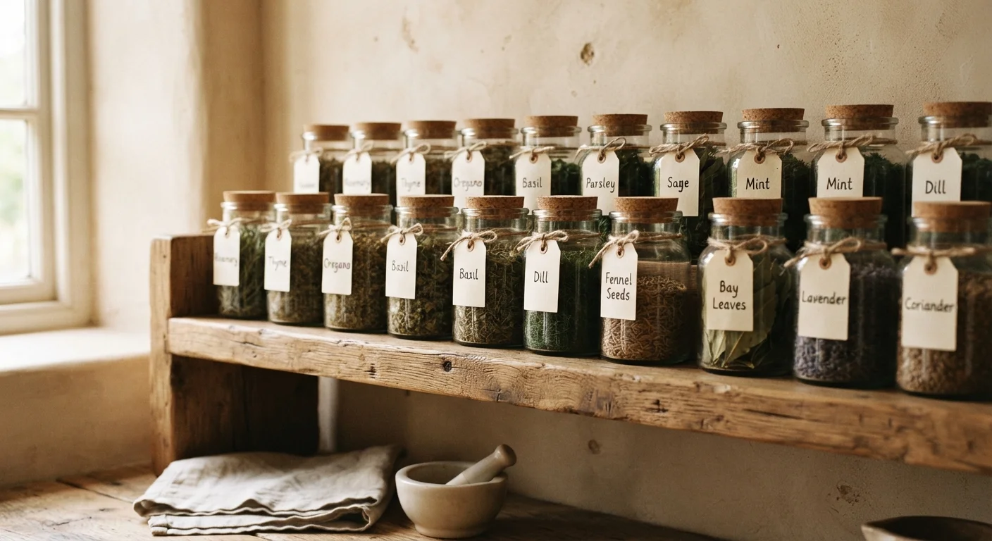 Storing and Preparing Dried Herbs at Home Without Losing Potency