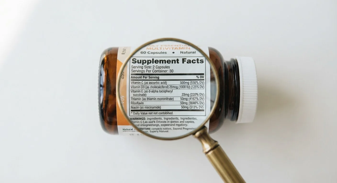 Supplement Labels Decoded: Understanding Doses, Units, and Daily Values