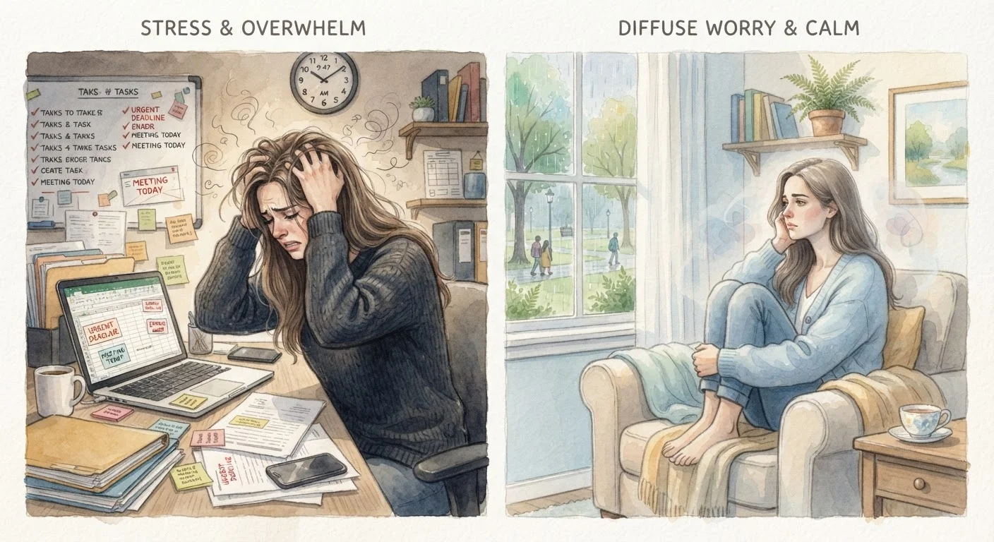 The Difference Between Anxiety and Stress — and Why It Matters