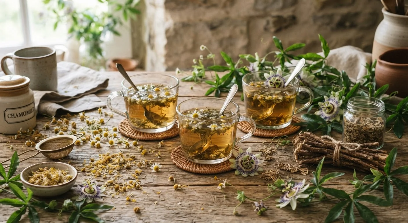 Valerian, Passionflower, and Chamomile: How Three Calming Herbs Compare