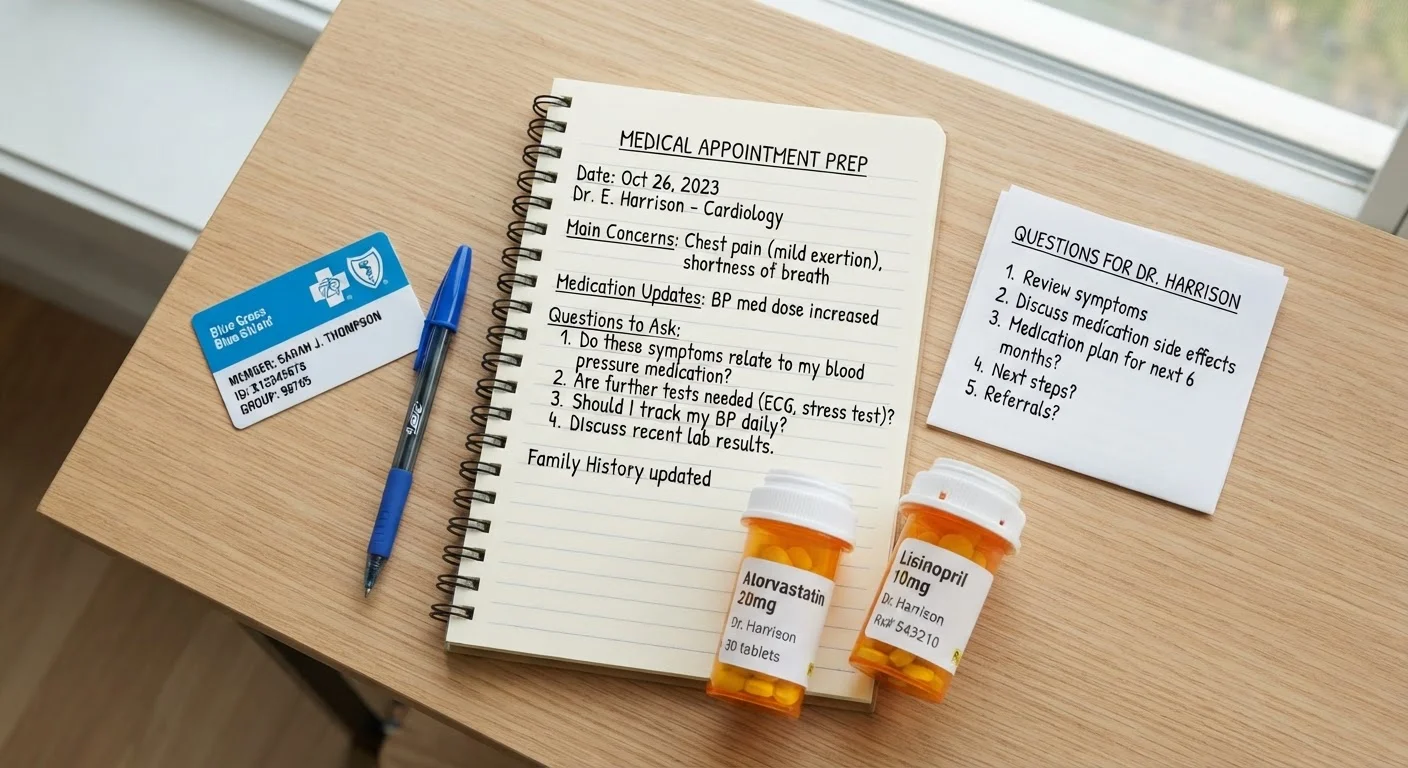 What to Bring and Prepare Before Any Medical Appointment